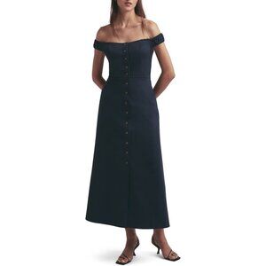 NEW Favorite Daughter The Lovesick Off the Shoulder Cotton Blend Dress SIZE 4
